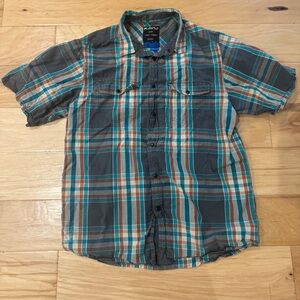 Kavu Plaid Snap Button Shirt Men’s M